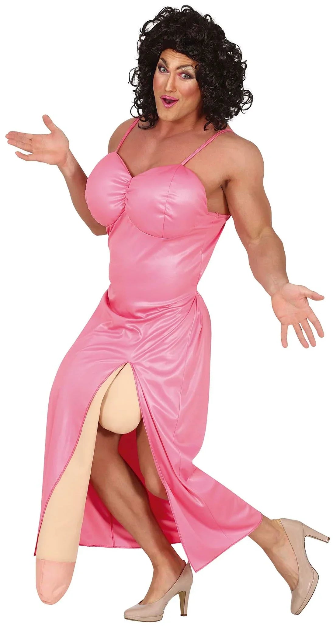 Disfraz de Travesti con Pene Gigante para Hombre Despedidas Guirca
