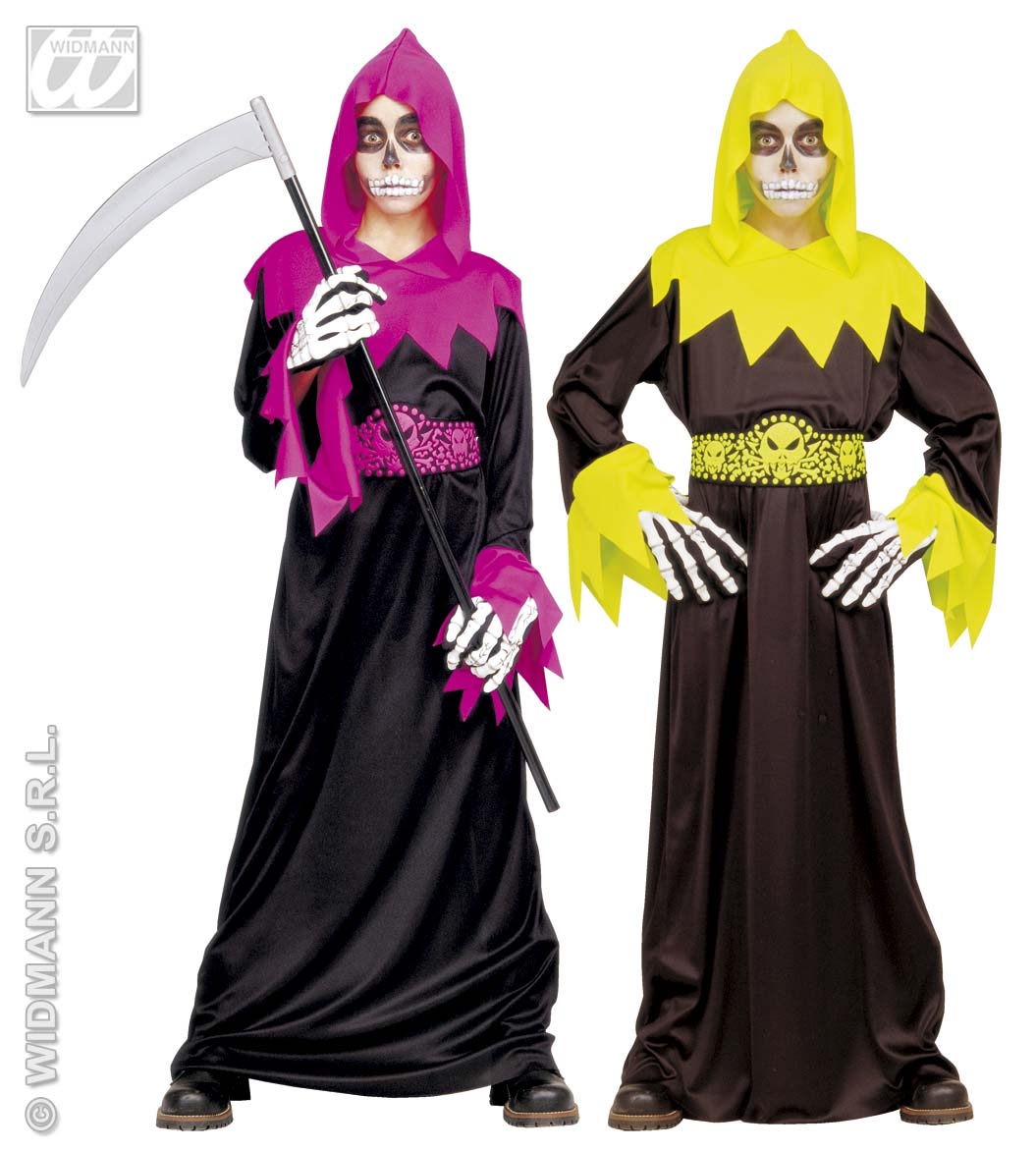 Disfraz de La Muerte para niño en varios Colores Halloween Infantiles Widmann