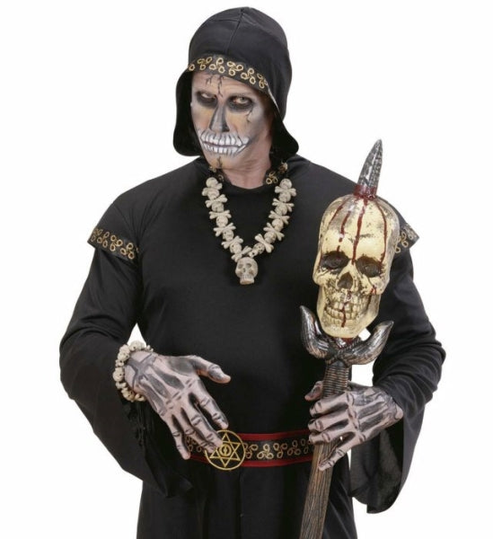 Collar de calaveras Accesorios Halloween Widmann
