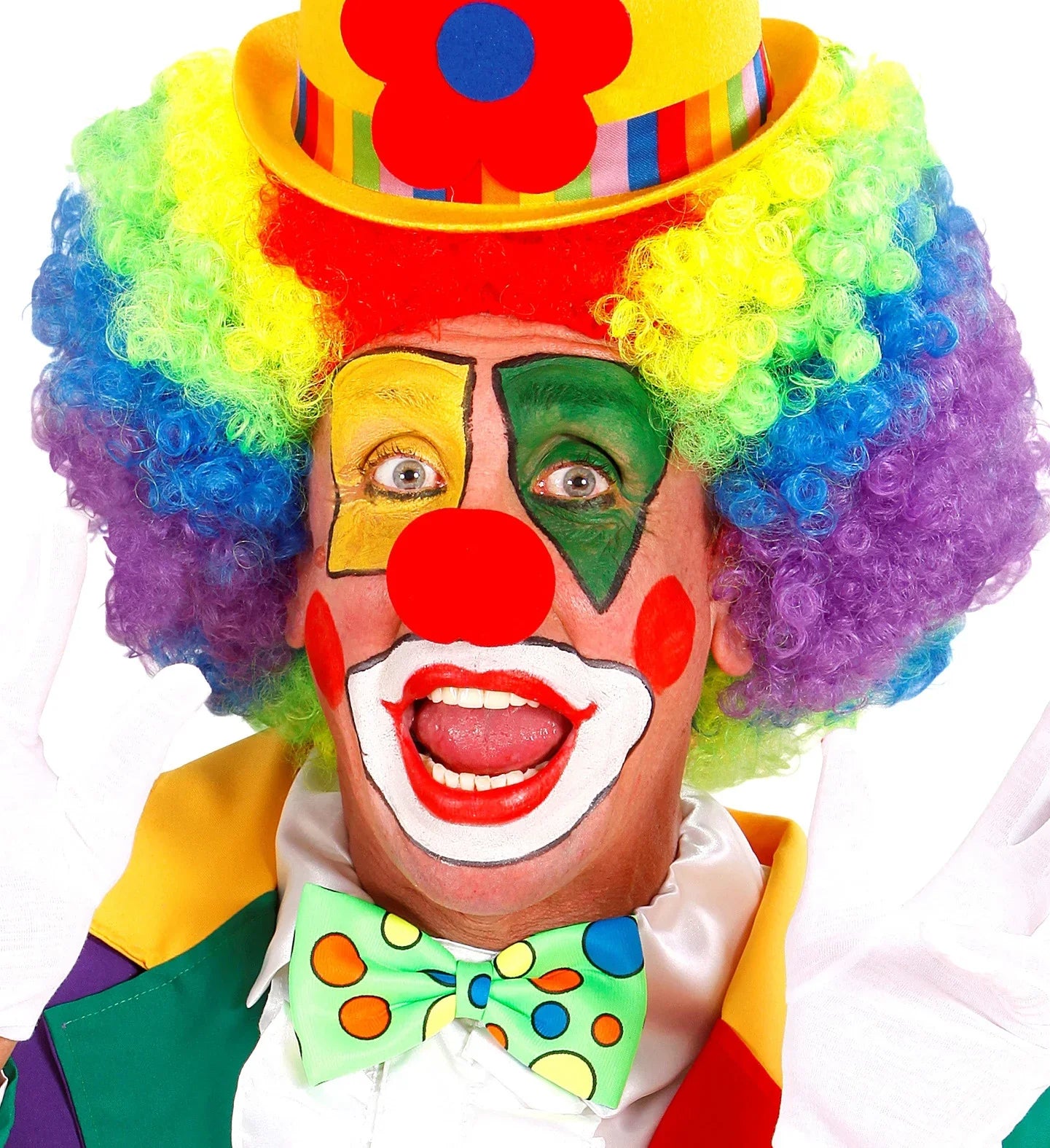 Set de Maquillaje de Payaso Colorido Kits de Maquillaje Widmann