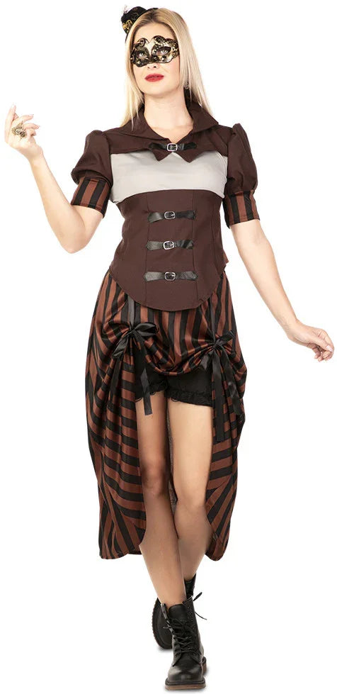 Steampunk Chaqueta Victoriana Mujer Disfraz De Steampunk