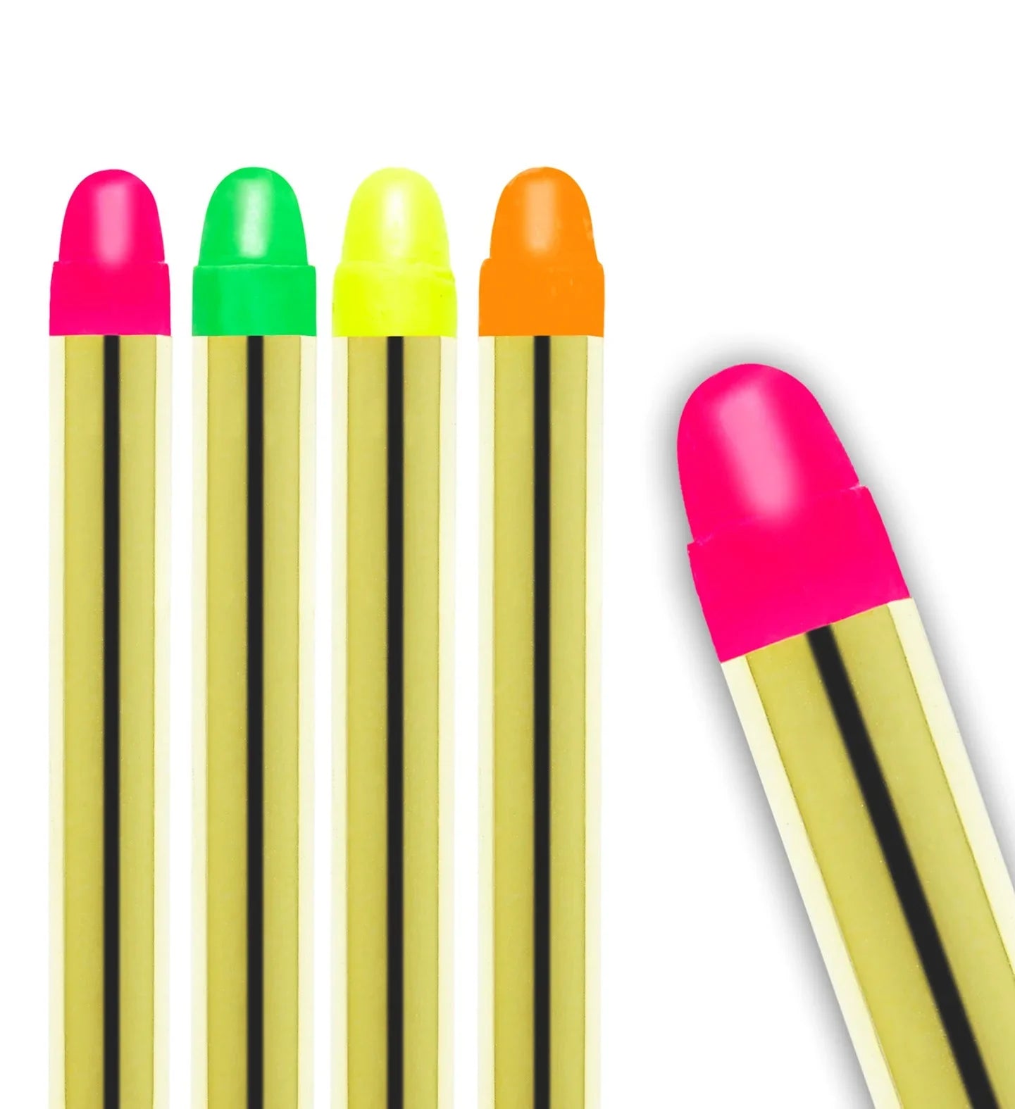 Set de 5 Lápices en Colores Neón UV Lápices Widmann