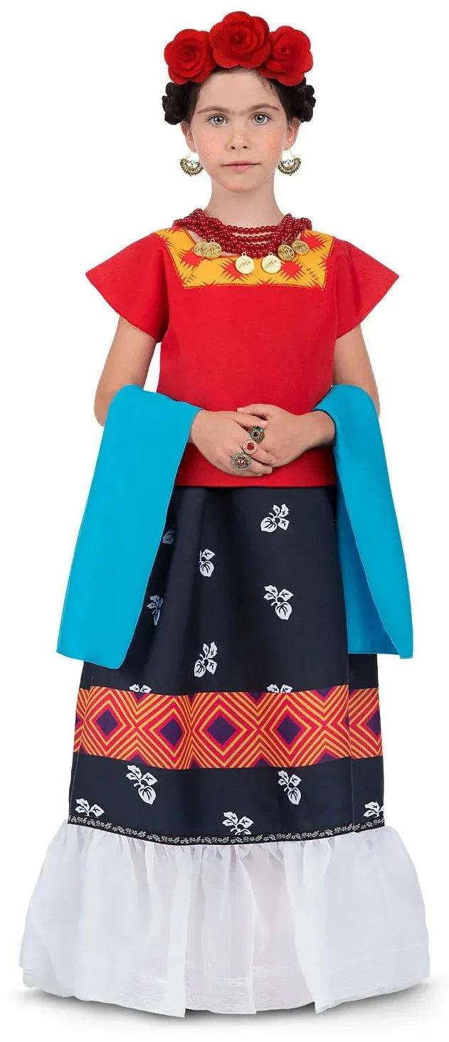 Disfraz de Frida Kahlo para Niña Frida Kahlo Viving