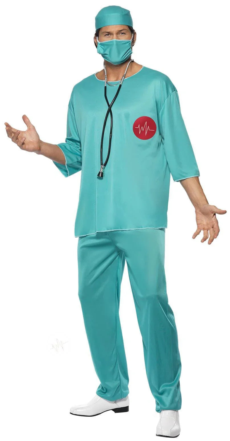 Disfraz de Médico Cirujano para Hombre Enfermeras y Médicos Smiffys