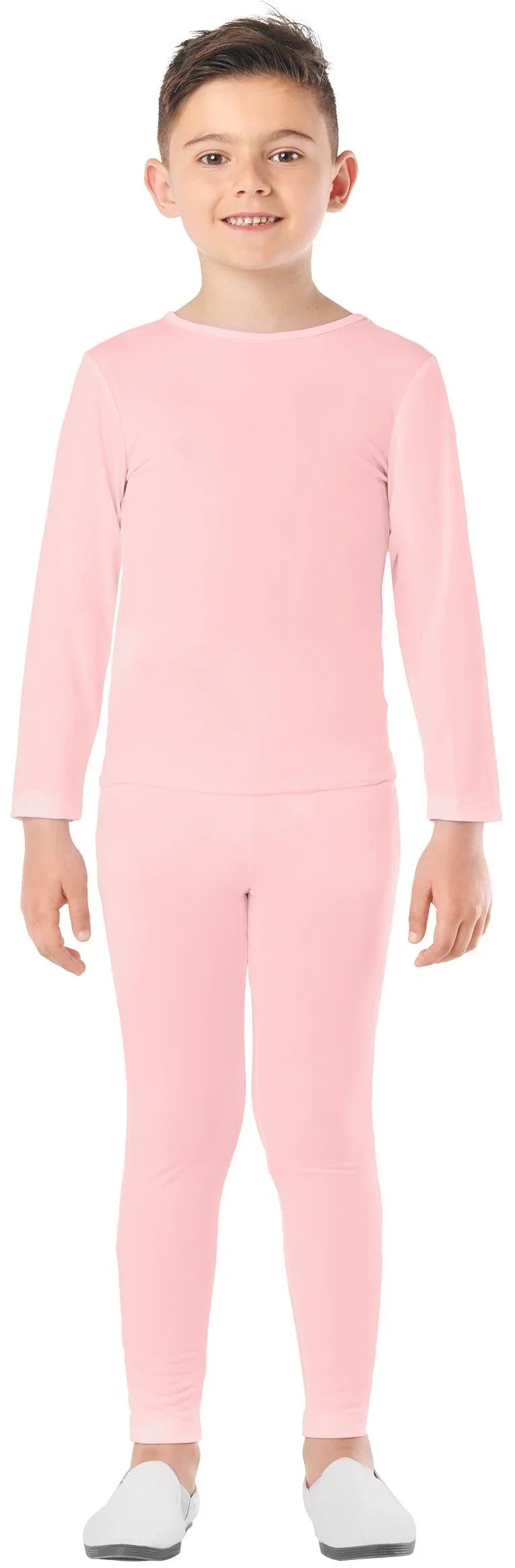 Malla Rosa en Dos Piezas Infantil Mallas y Maillots Kimokawaii