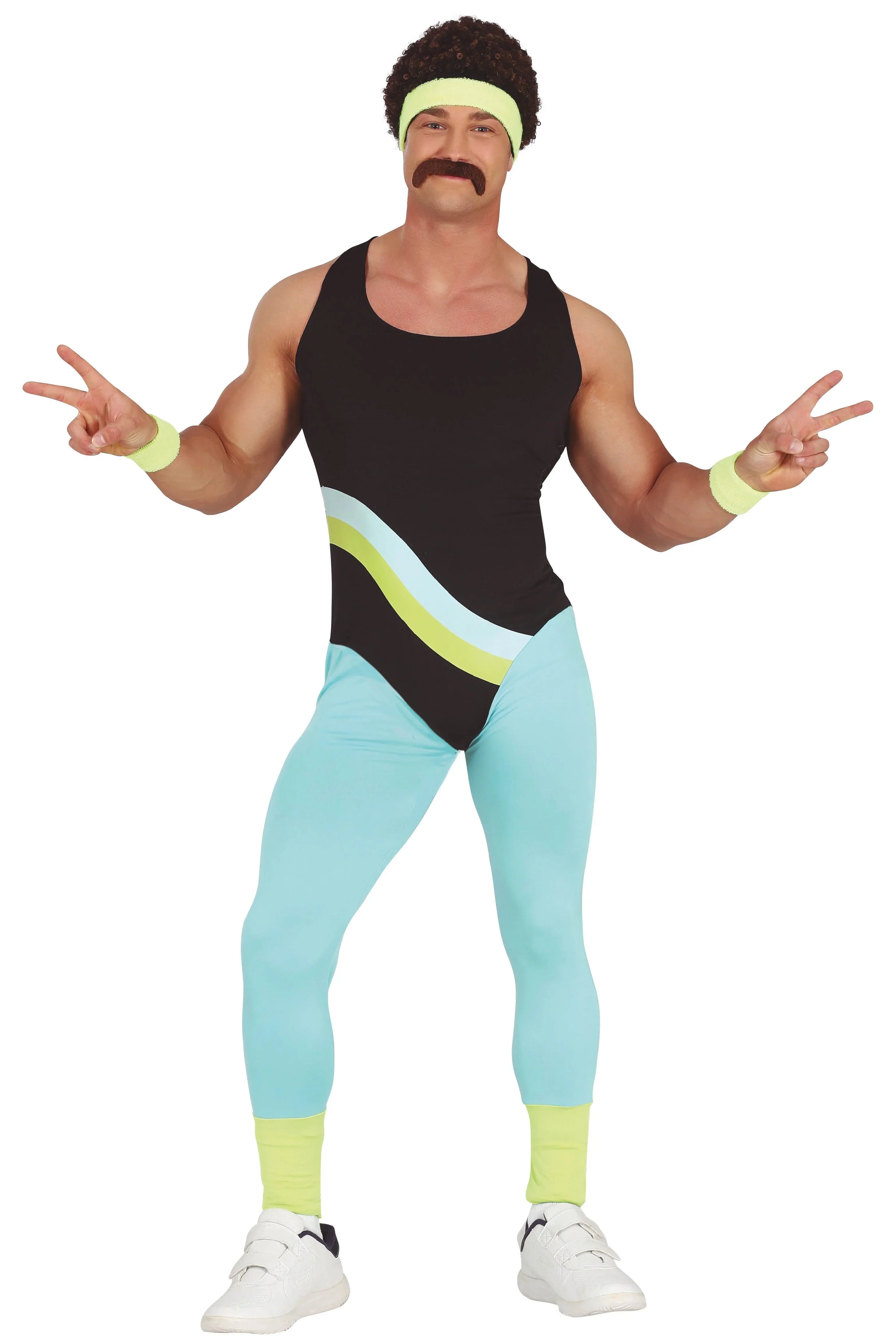 Disfraz de Gimnasta Años 80 para Hombre Comprar Online
