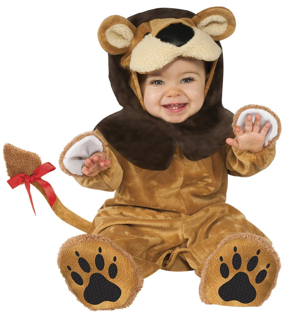 Disfraz de León de Peluche para Bebé León Rubies