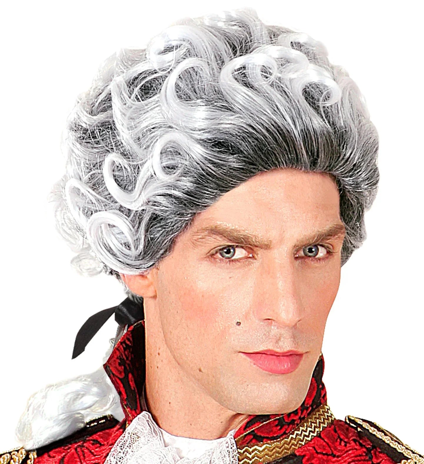 Peluca Canosa de Marqués Gótico con Coleta Pelucas Canosas Widmann