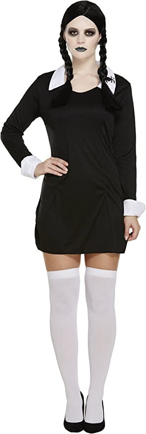 Disfraz de Miércoles Siniestra para Mujer Miércoles Addams Harlequin