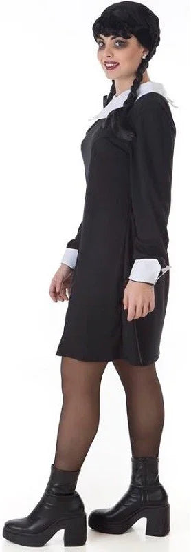 Disfraz de Miércoles Perversa para Adulto Miércoles Addams Llopis