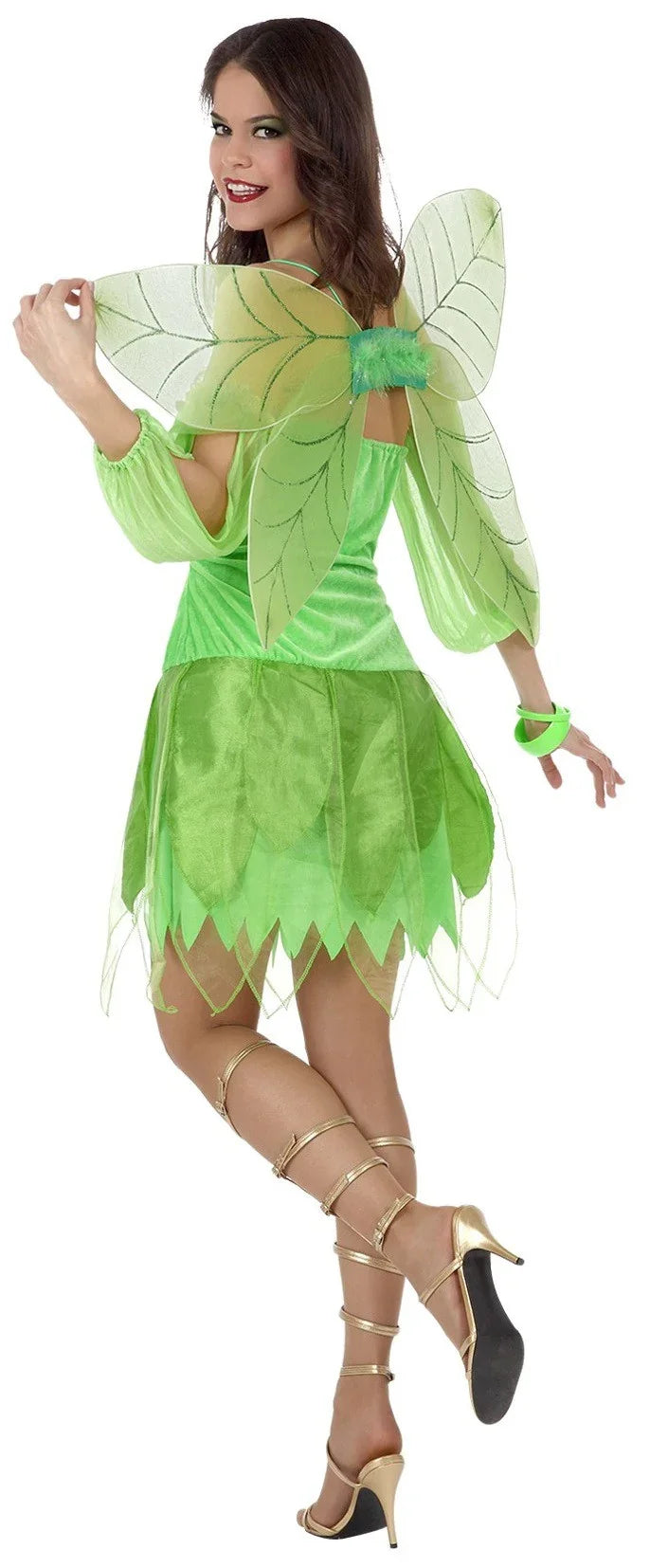 Disfraz de Hada Verde Campanilla para Mujer Campanilla Atosa
