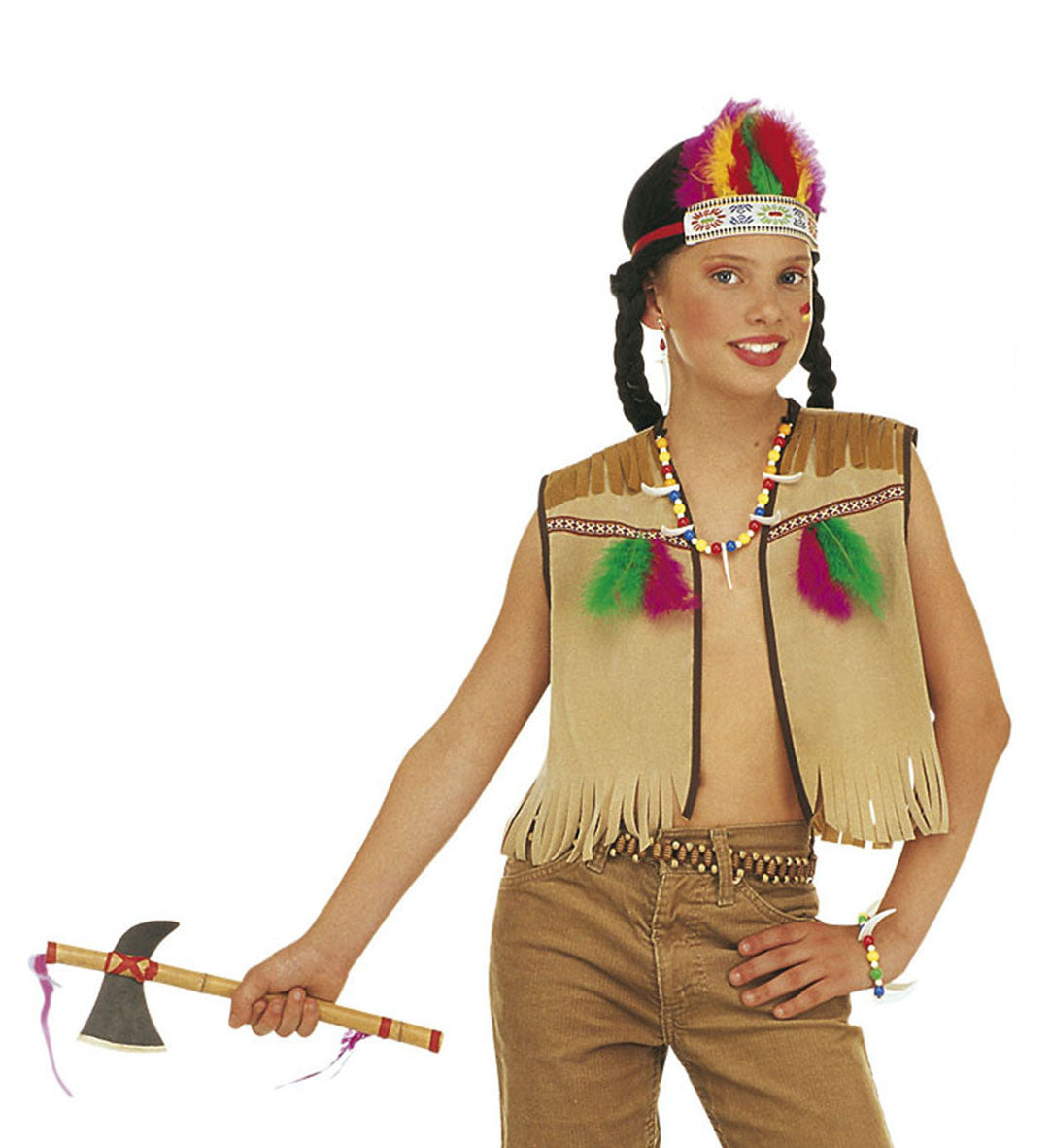 Kit de Disfraz de Indio Infantil Complementos Indios Widmann