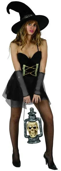 Vestido de Bruja para Mujer Adultos Atosa