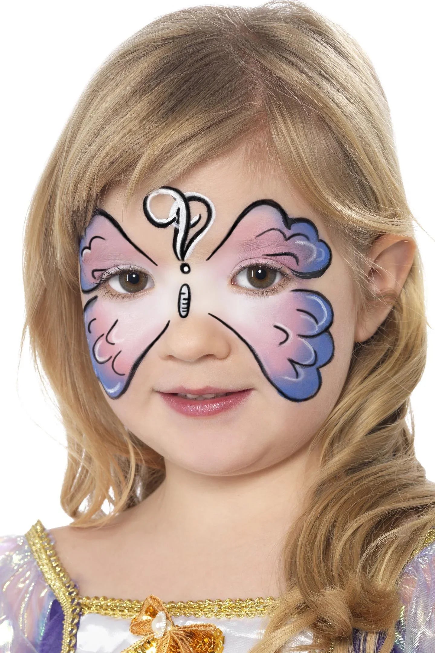 Paleta de Maquillaje en Crema con 7 Colores y Aplicador Kits de Maquillaje Smiffys