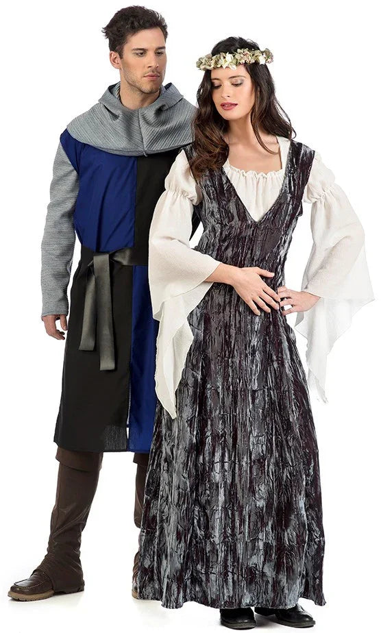 Disfraz de Reina Medieval Azul Premium para Mujer Reyes y Reinas Medievales Limit Sport