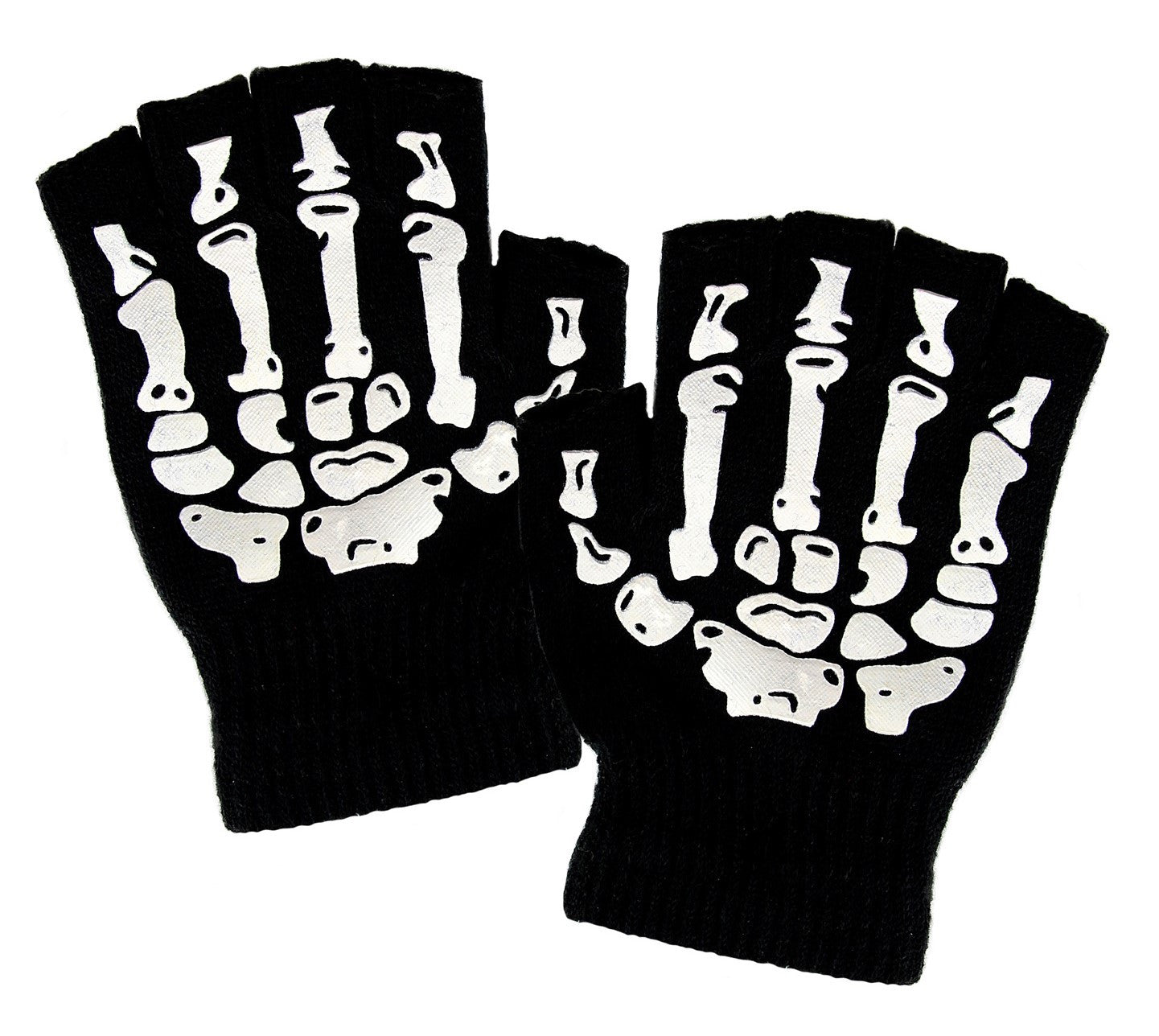 Guantes de Esqueleto sin Dedos Esqueletos Widmann