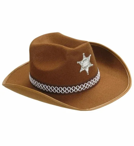 Sombrero Infantil marron Sheriff COMPLEMENTOS Widmann