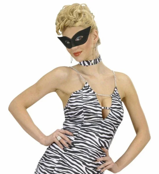 Antifaz negro con goma Antifaces Widmann