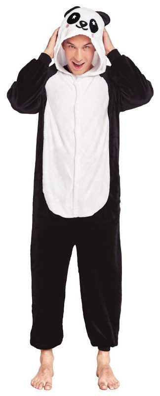 Disfraz de Oso Panda con Capucha para Adulto Oso Panda Partilandia