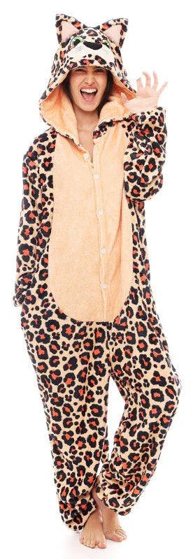 Disfraz de Leopardo con Capucha para Adulto Leopardo Partilandia