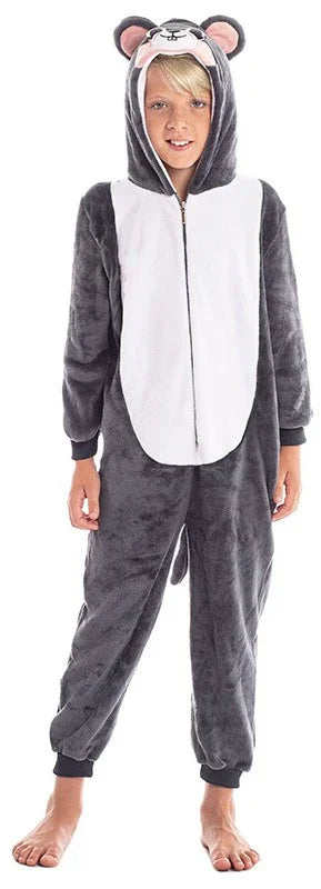 Disfraz de Ratón Gris de Peluche Infantil Ratón y Ratita Partilandia