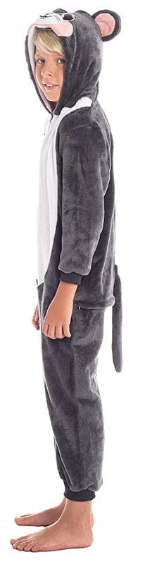 Disfraz de Ratón Gris de Peluche Infantil Ratón y Ratita Partilandia