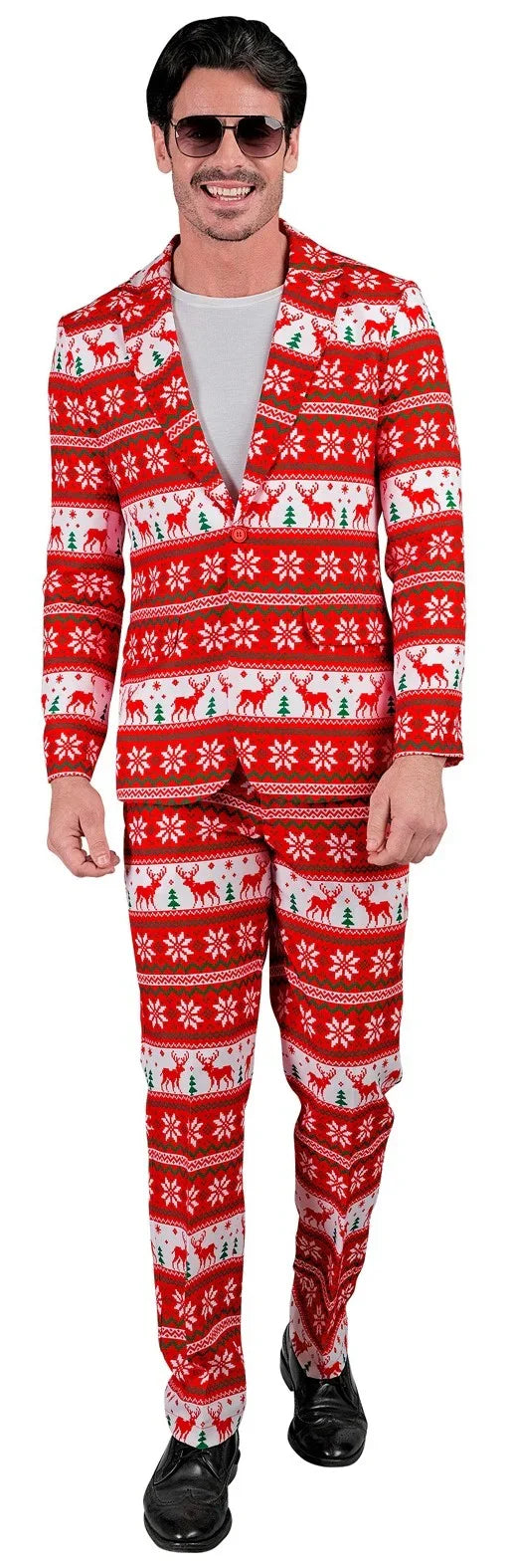 Traje con Estampado Navideño para Hombre Trajes Originales Widmann