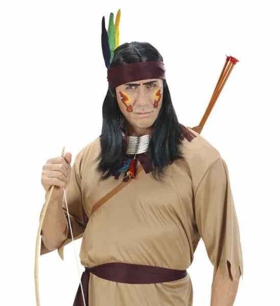 11 Plumas Indio en colores COMPLEMENTOS Widmann