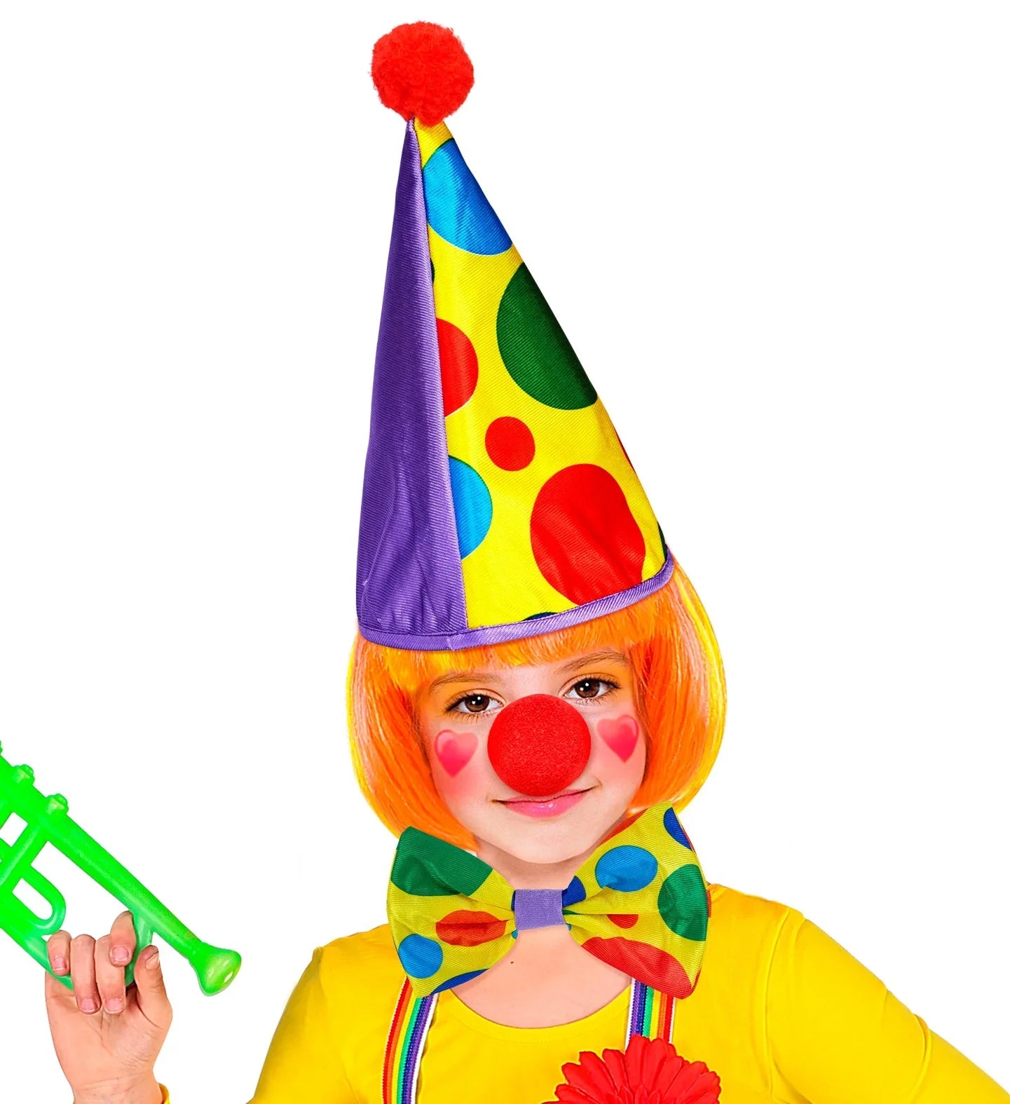 Sombrero payaso fieltro rojo mujer adulto Sombrero payaso fieltro rojo mujer adulto