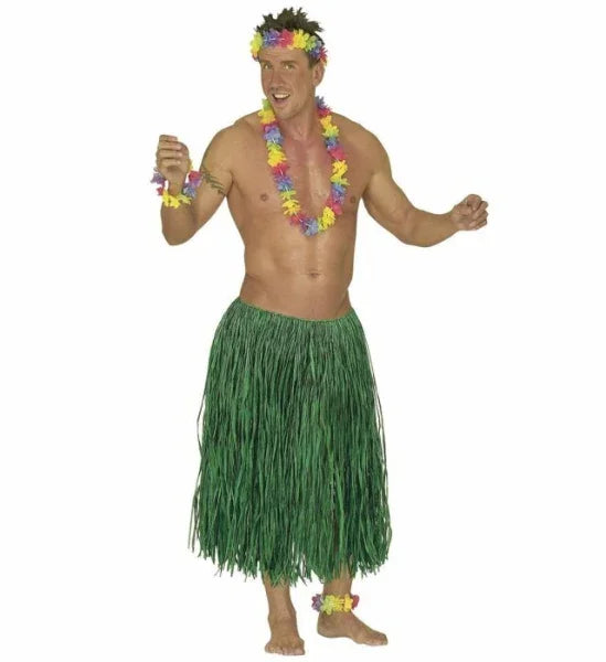 Falda Hawaiana Verde Unisex -78 cm - COMPLEMENTOS Widmann