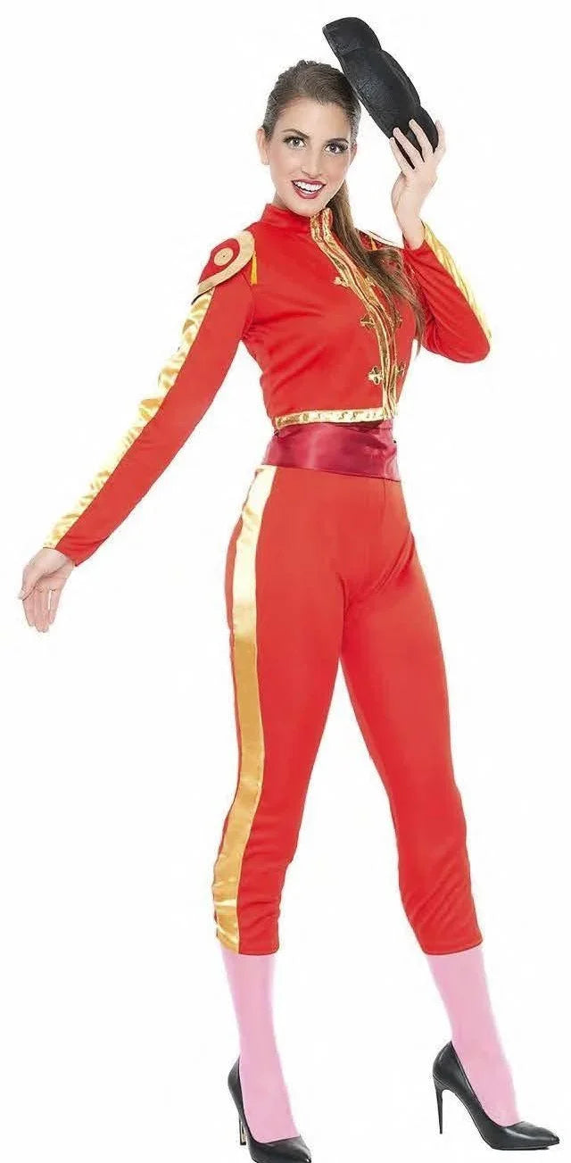 Disfraz de Torera Roja para Mujer Toreros Kimokawaii