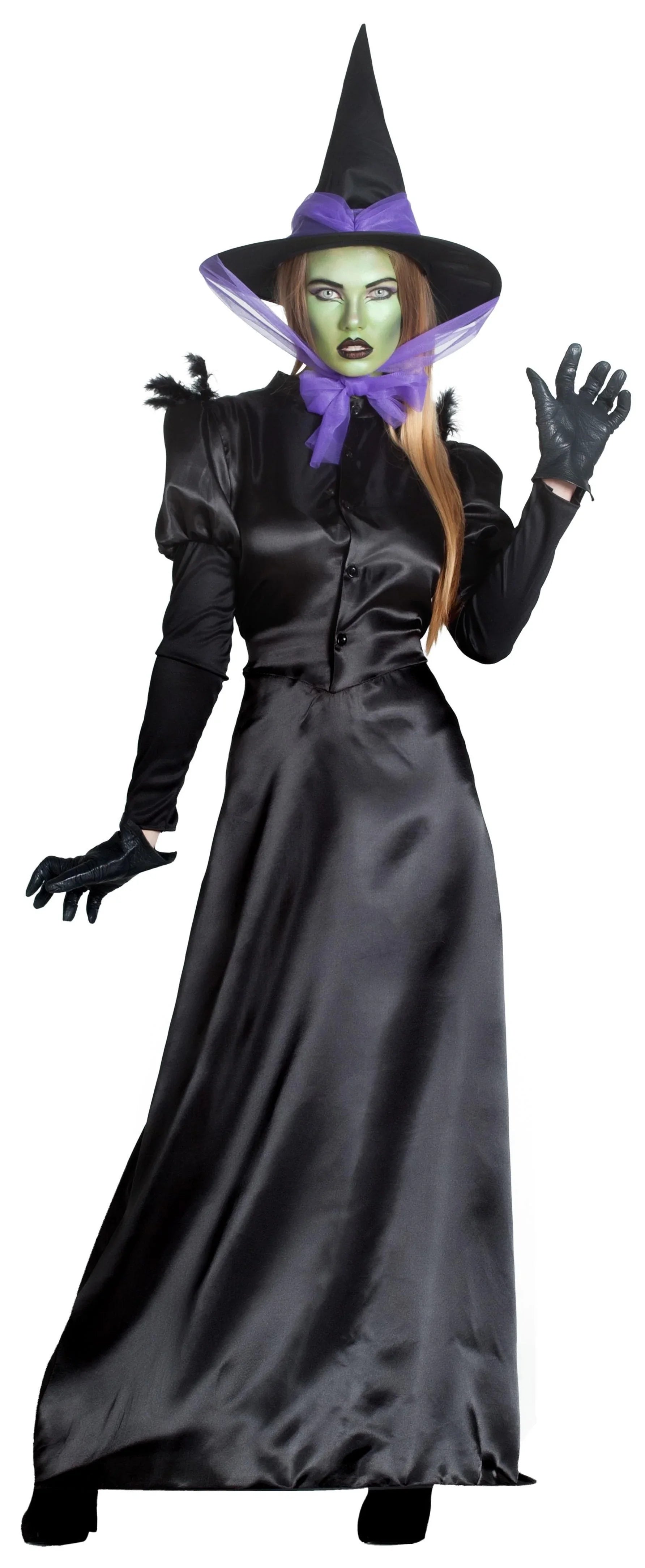 Disfraz de Bruja Elegante con Sombrero para Mujer Comprar Online