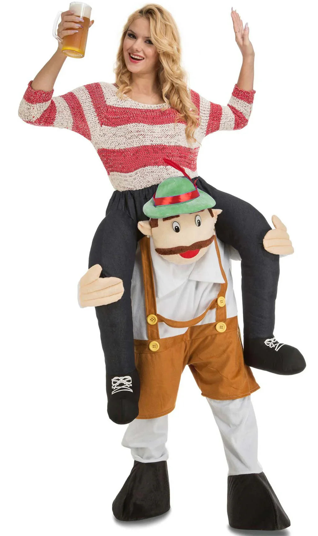 Disfraz a Hombros de Tirolés para Adulto Tiroleses Oktoberfest Viving