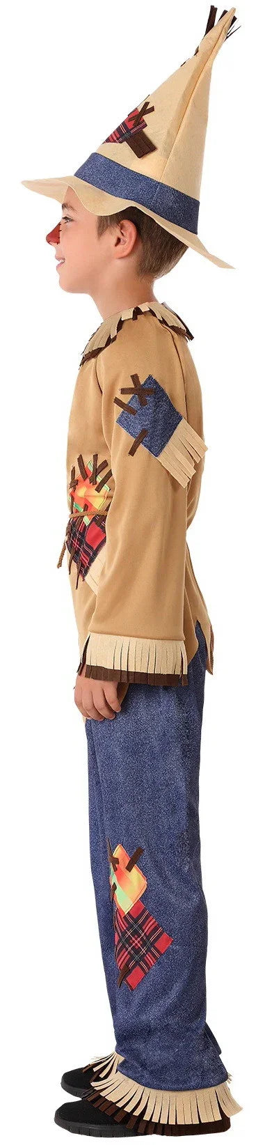 Disfraz de Espantapájaros Divertido para Niño Mago de OZ Atosa