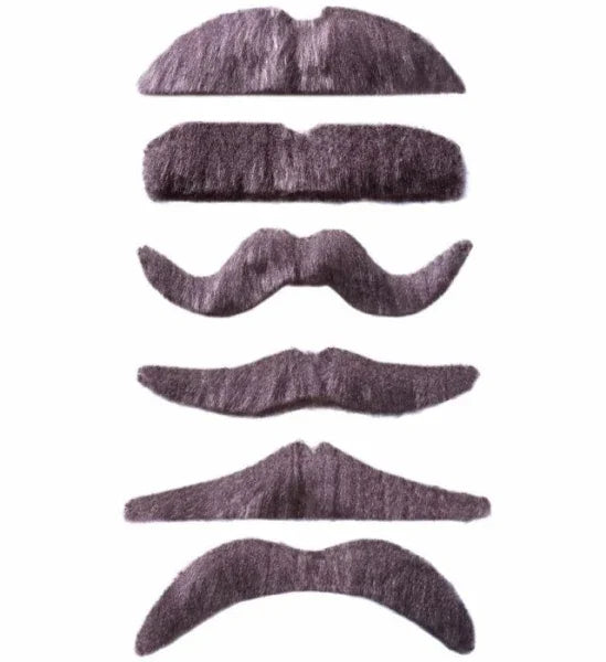 Bigotes canas variados - Natural Look - COMPLEMENTOS Widmann
