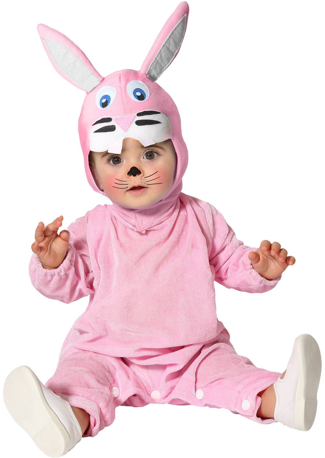 Tenue Pâques Costume De Lapin Bébé Rose Taille 0-24 Mois