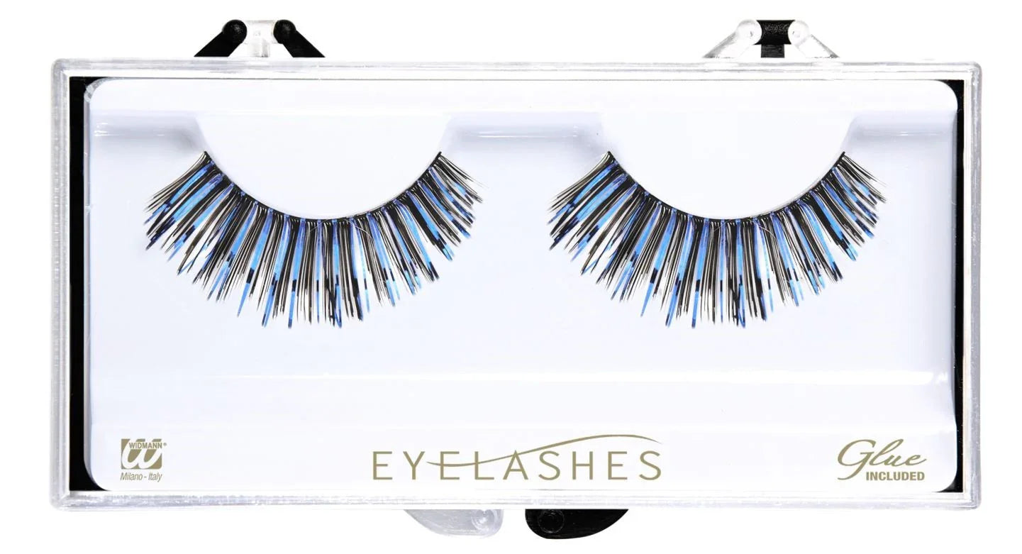 Pestañas con Lame Azul o Morado Pestañas Widmann