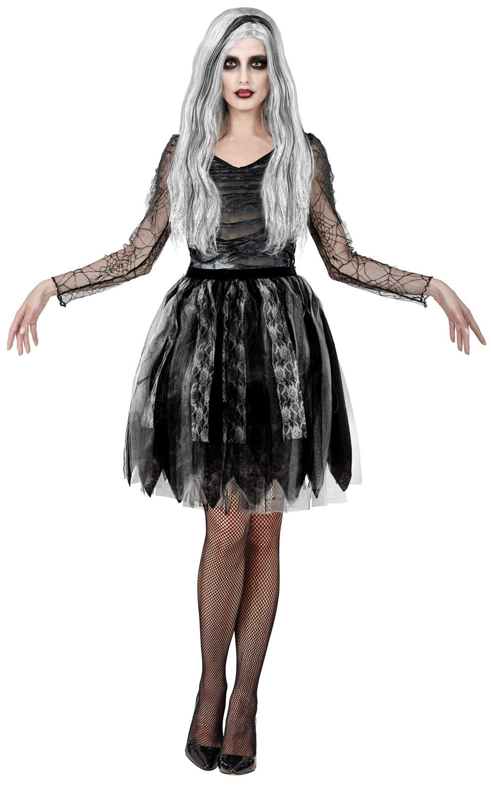 Falda Negra de Halloween para Mujer Accesorios Halloween Widmann