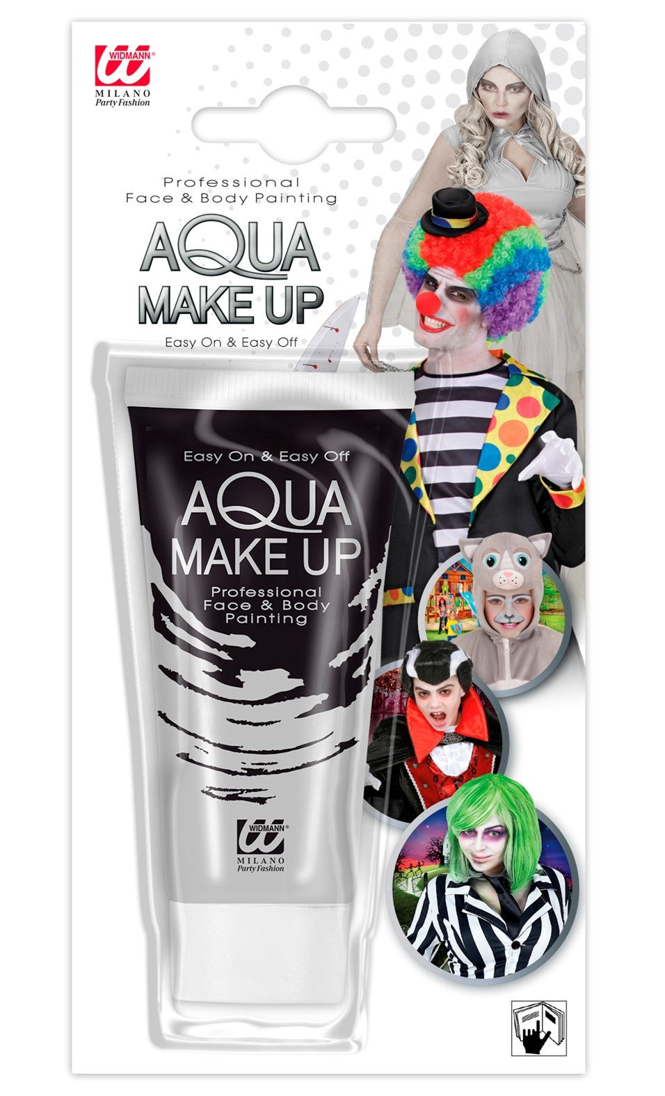 Maquillaje al Agua Gris en Tubo Maquillaje al Agua Widmann