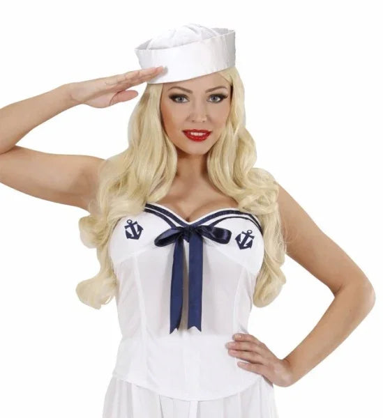 Gorro de Marinero en Blanco Sombreros y Gorros Widmann