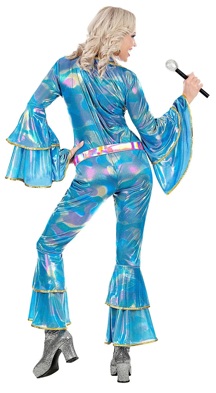 Disfraz de Chica Disco Estilo Años 70 para Adulto Disco Widmann