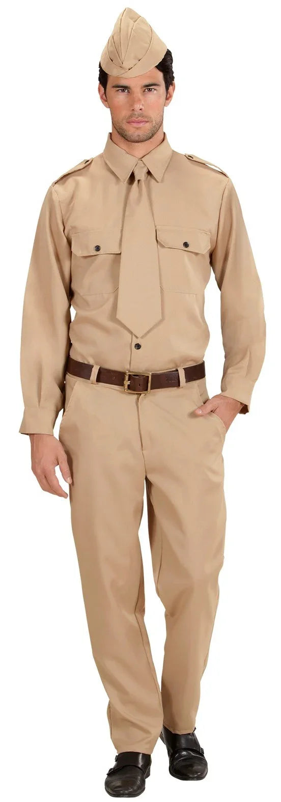 Disfraz de Soldado Americano II Guerra Mundial para Hombre Militares y Soldados Widmann