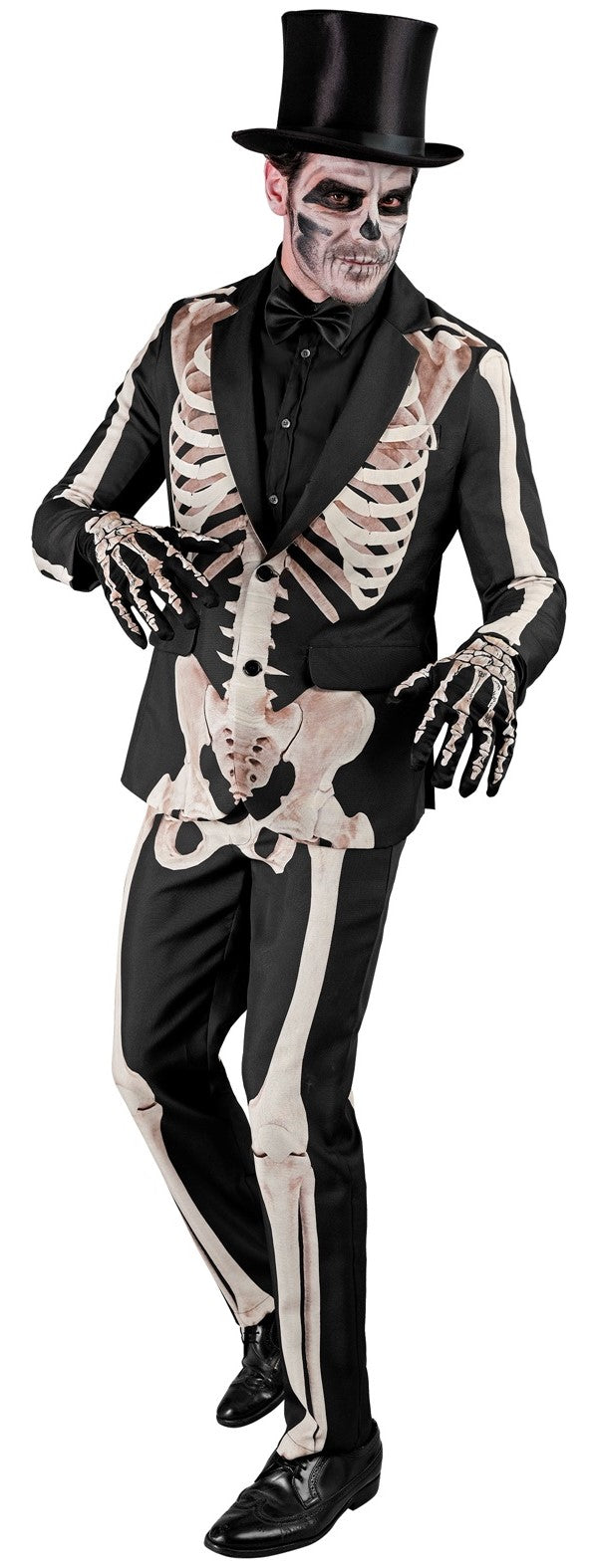 Traje de Esqueleto para Hombre Trajes Originales Widmann