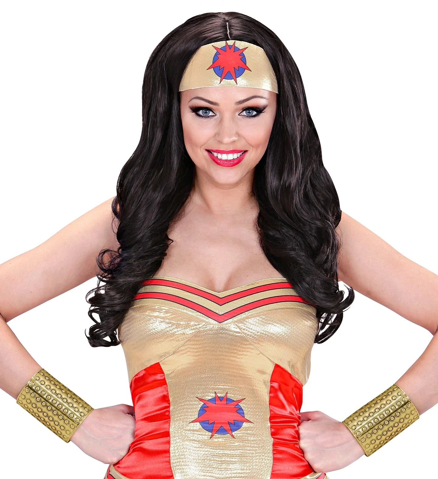 Brazalete Dorado Metálico con Tachuelas Redondas Brazaletes y Pulseras Widmann