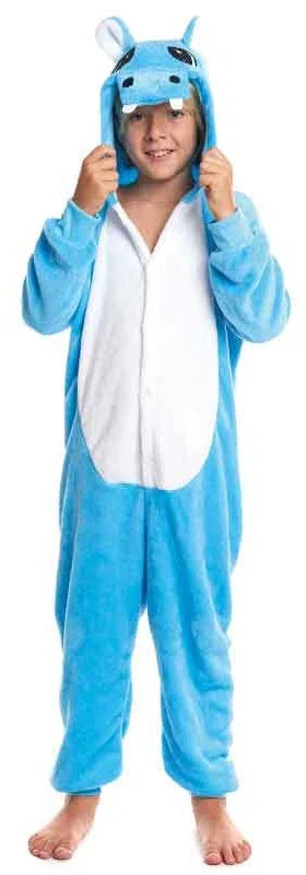 Disfraz de Hipopótamo Azul de Peluche Infantil Animales Infantiles Partilandia
