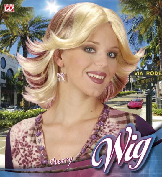 Peluca Rubia con Mechas Caoba Pelucas Rubias Widmann