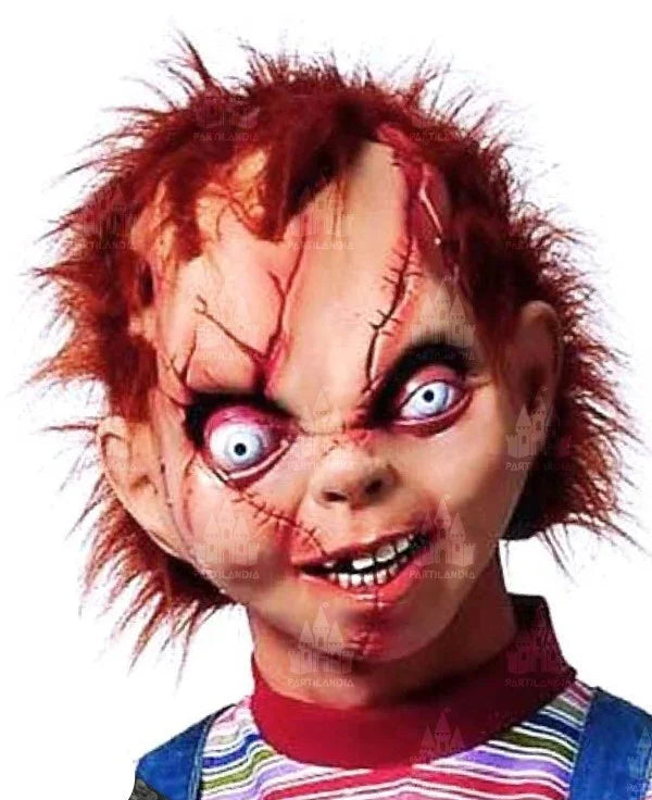 Máscara de Chucky el Muñeco Diabólico con Pelo Chucky - El Muñeco Diabólico Partilandia