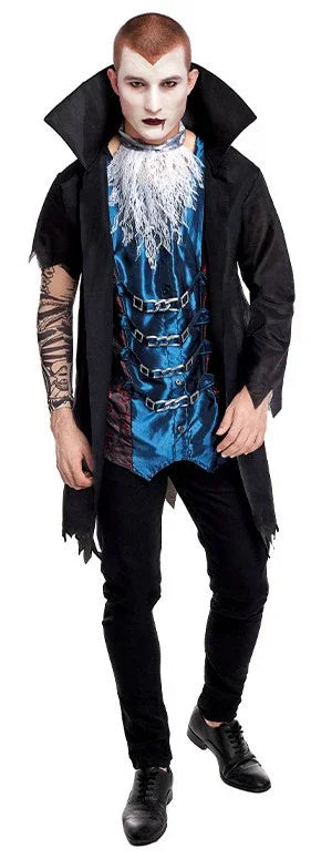 Disfraz de Vampiro con Tatuajes para Hombre Vampiros y vampiresas Partilandia