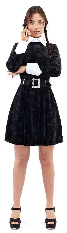 Disfraz de Miércoles Addams Oscura para Mujer Miércoles Addams Partilandia