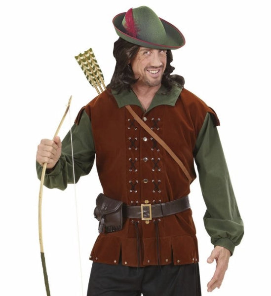 Sombrero verde con pluma Sombreros y Gorros Widmann